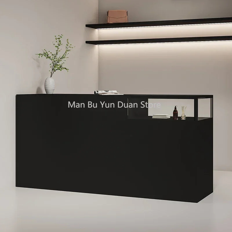 

Nordic Simplicity Reception Desk Clothing Store Information Desk Customization Beautysalon Meubilair Modern Furniture