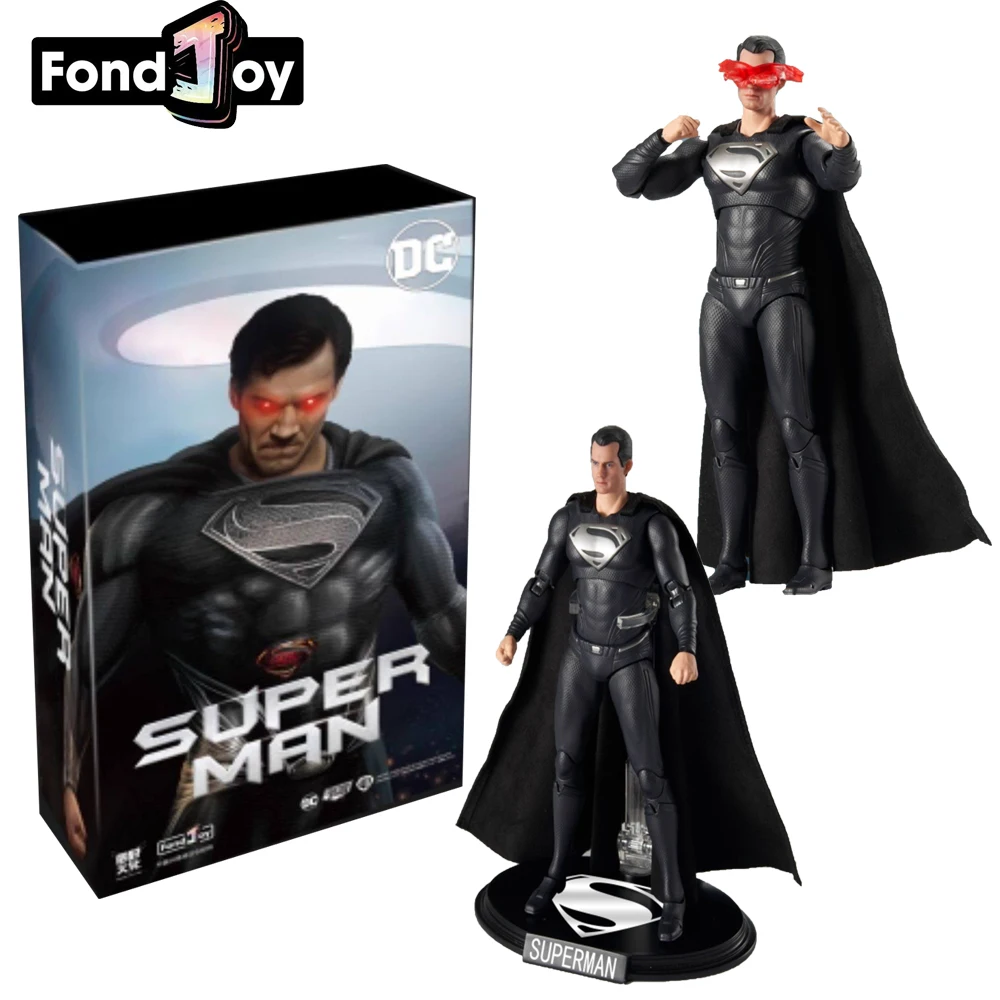 

New Original FONDJOY DC Superman Action Figures Collectible Toys Assembly Model Desktop Display Ornament Holiday Gifts for Boys