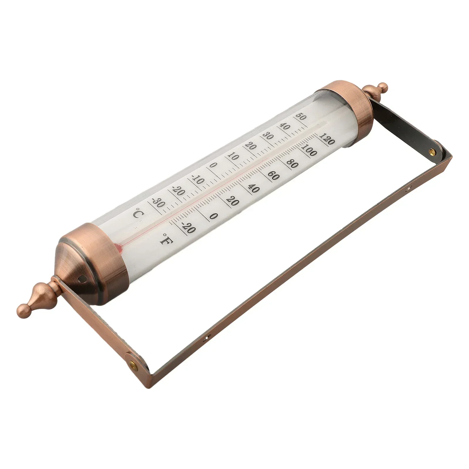 Color As Shown In The Picture Indoor Thermometer Corrosion-resistant Fahrenheit High-strength 10 Inch Celsius Metal