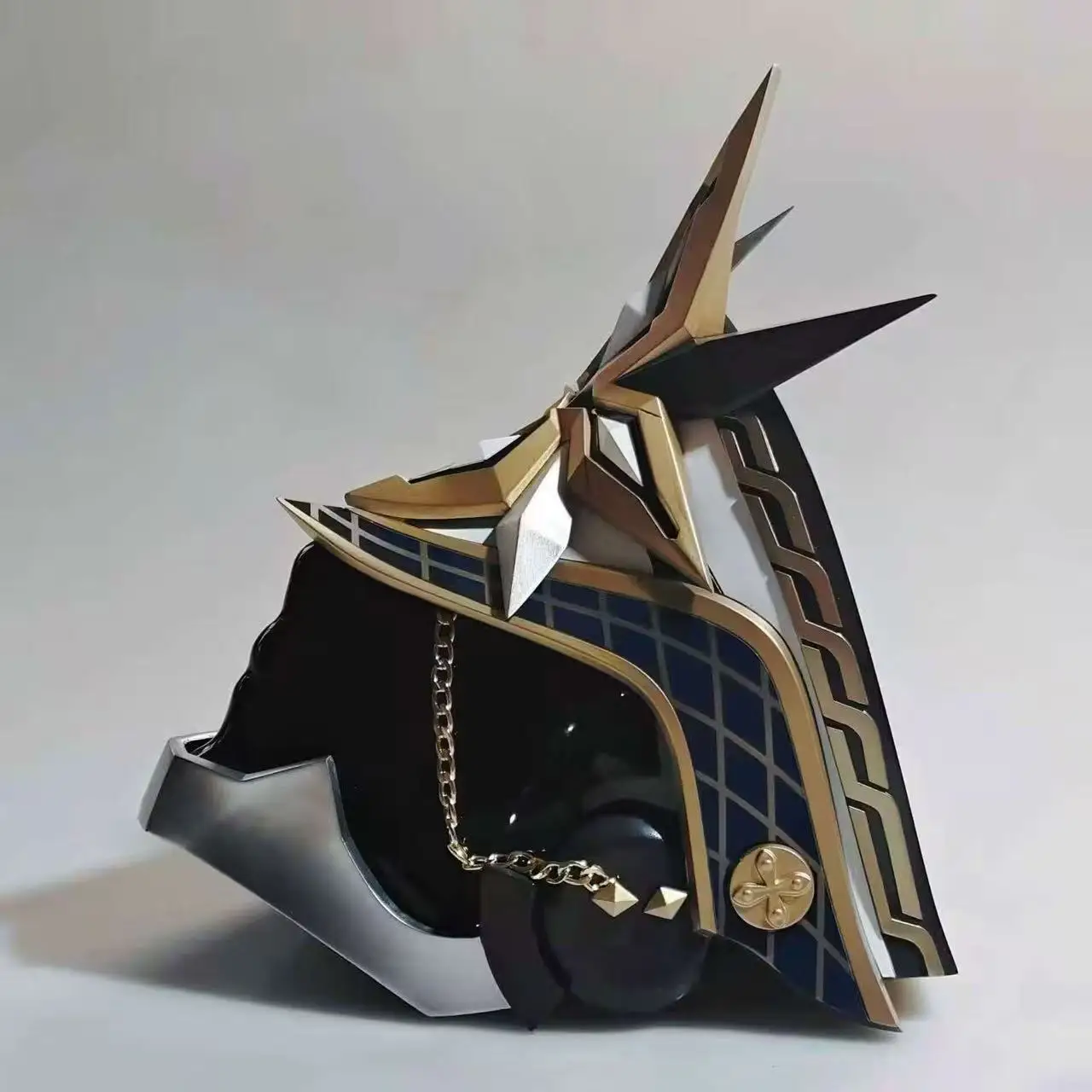 The Captain Capitano Masks Prop Cosplay Adult Helmet Mask Ornaments Game Genshin Impact Cosplay Prop Halloween Party Accessories