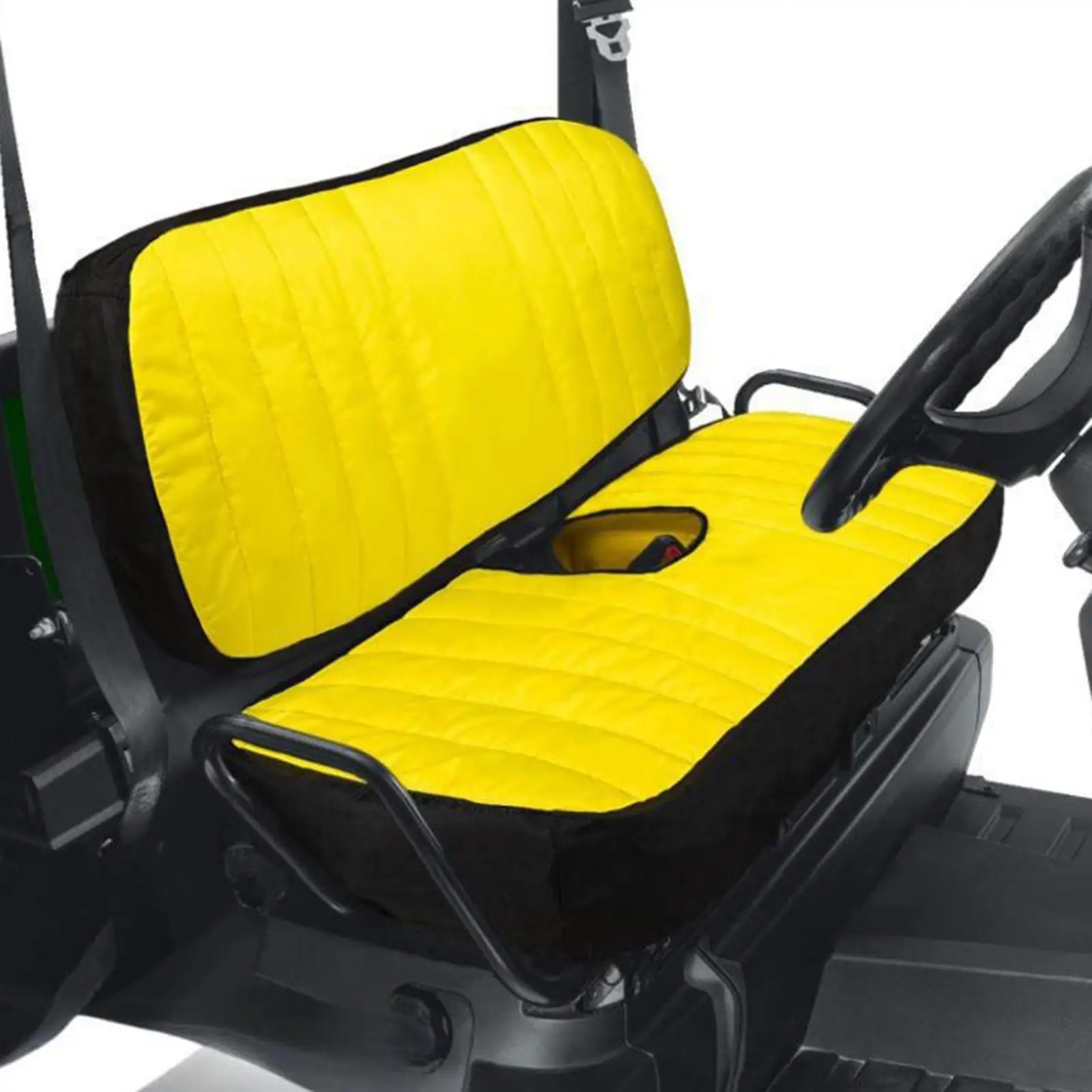 

LP66449 Tear Resistant Adjustable Oxford Fabric UTV Bench Seat Cover Kit for Xuv 560E/590E S4 Accessory Easily Install , Yellow
