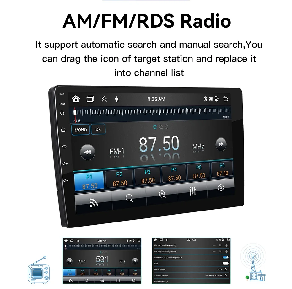 Car Radio For Toyota Corolla E120 2000‑2004 DSP GPS Wireless Carplay Android Auto Head Unit Intelligent Center Multimedia Player view 3