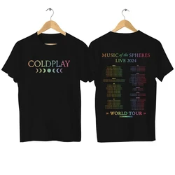 Cold.Play Music of The Sphere.s Tour 2024 Shirt Cold.Play Worl.d Tour T-Shirt oversized moon music mens t shirts casual stylish