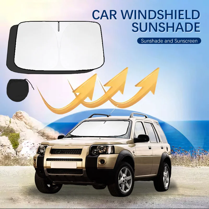

Car Visor Sunscreen Window Sun Shade Blocks Parasol Coche UV Rays Driver Protection For Land Rover Freelander