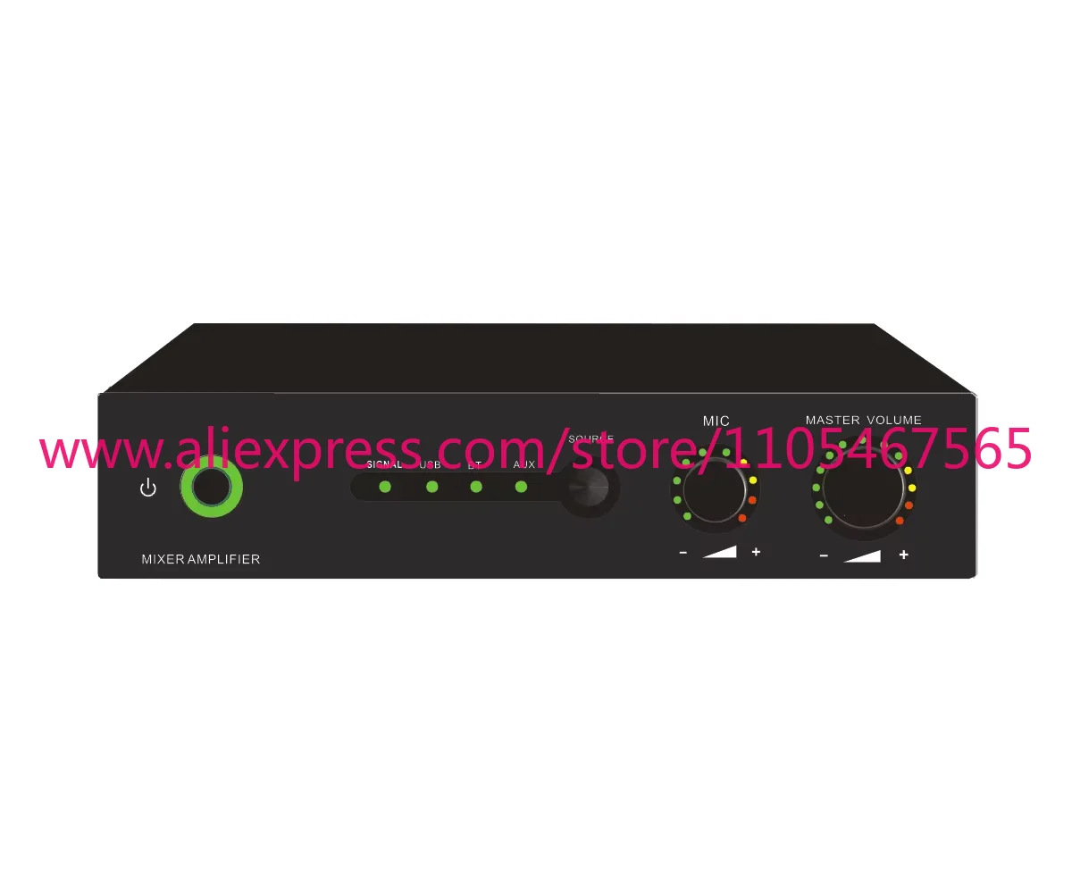 AIMICIOT AI280 Multimedia Digital Power Amplifier Metal Housing 2X80W 10K Input Impedance 1%