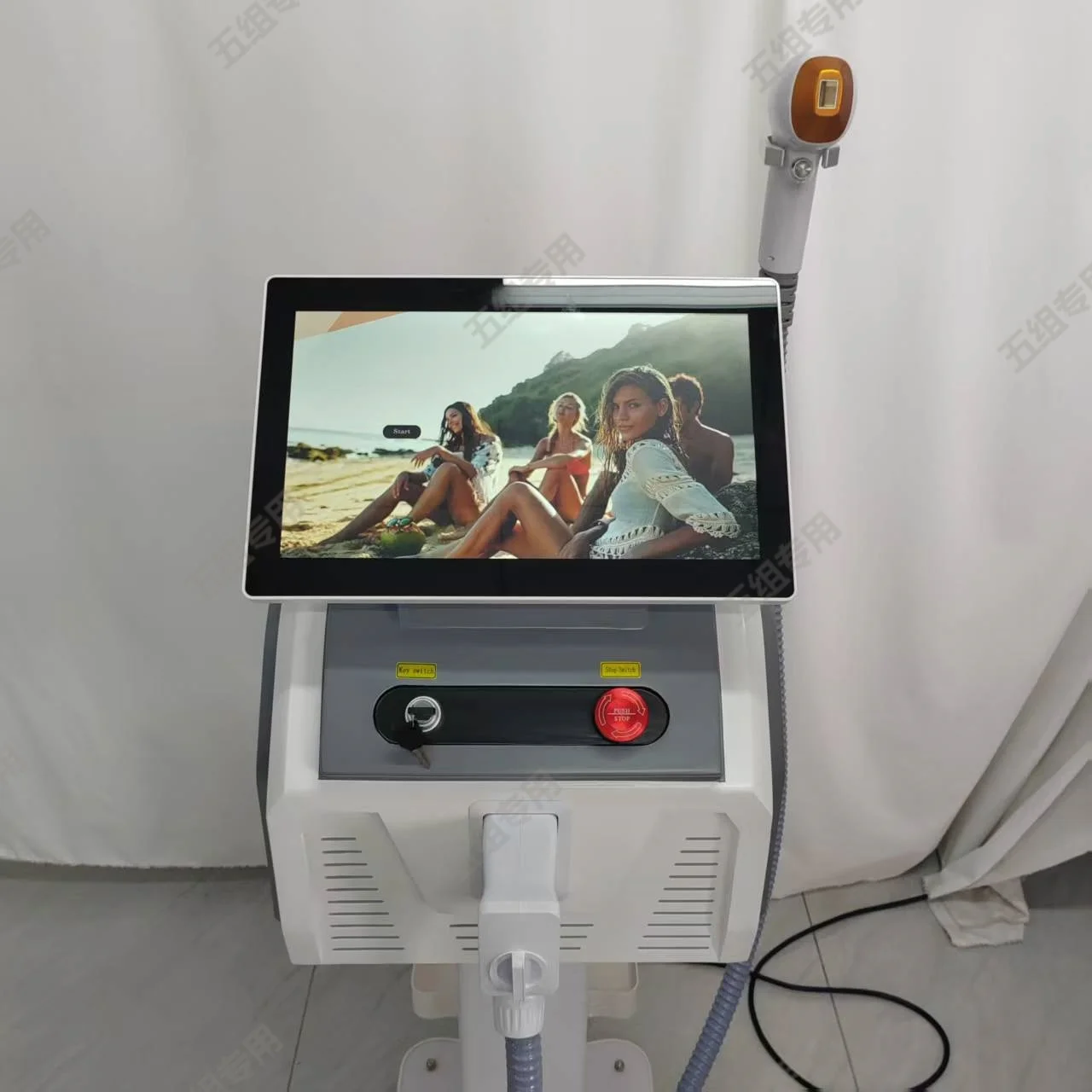 Dispositif d'épilation au Laser à Diode ND:YAG, Triple longueur d'onde, puissance 3000W, indolore et permanente 808nm + 1064nm + 755nm, dernier modèle