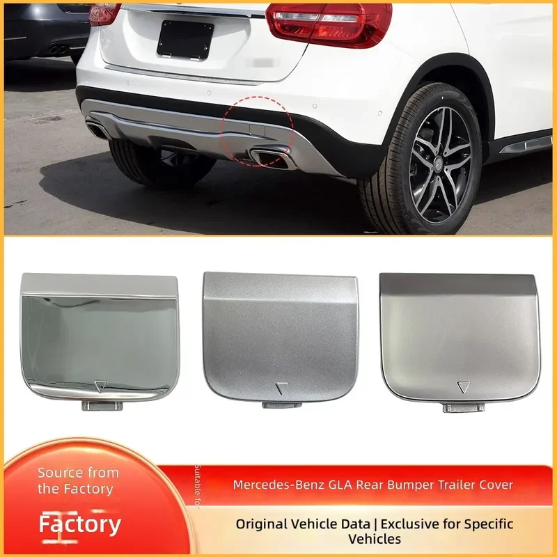 For Mercedes Benz GLA W156 2015 2016 Rear Bumper Trailer Cover Tow Hook Cap 1568853522