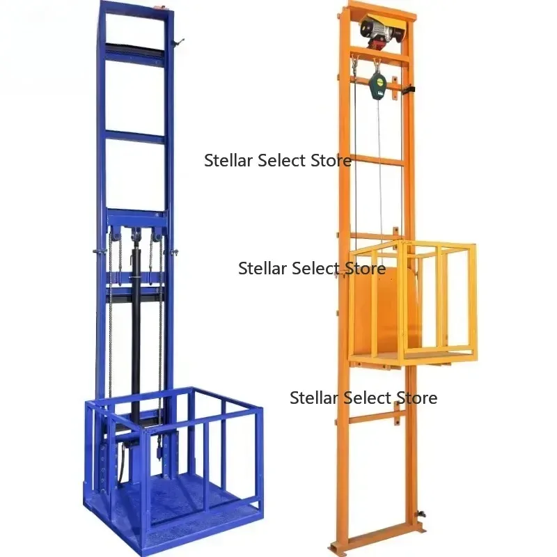 High Speed Cargo Lift Freight Elevator Vertical Hydraulic Guide Rails Goods Cargo Lift for Construction Site Building