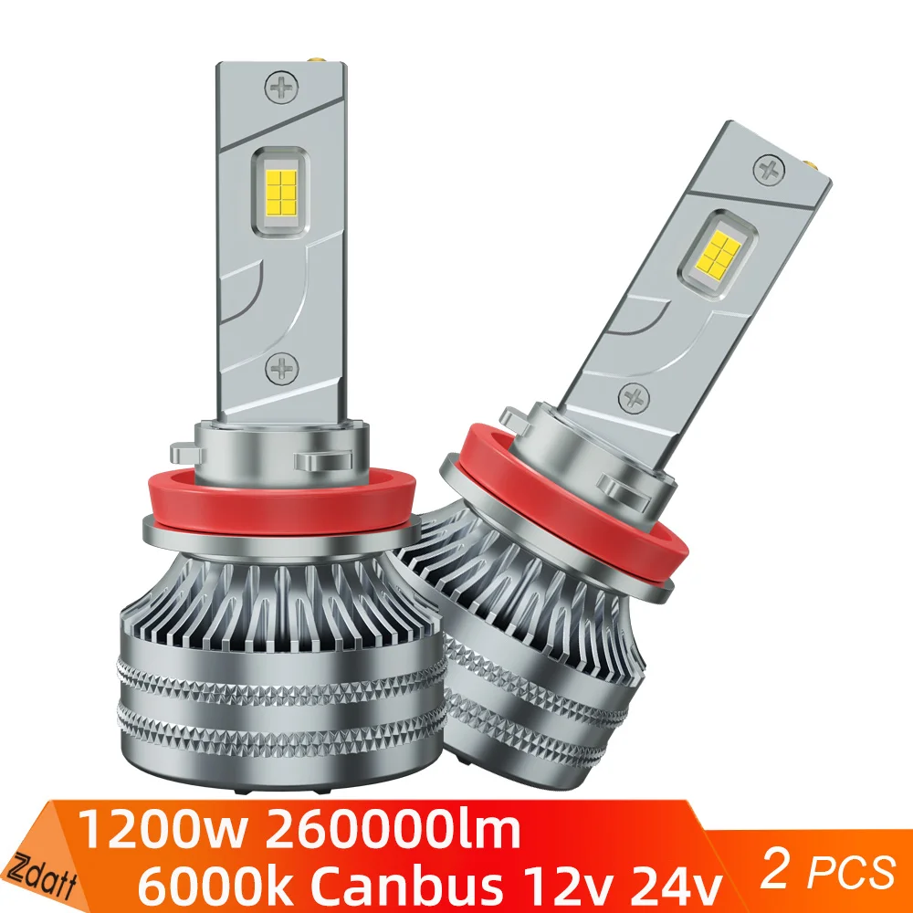 

h7led Фонари H1 H3 H7 H4 LED H8 H11 9005 HB3 9006 HB4 9012 Hir2 Светодиодные фары Canbus Автомобильный комплект Автомобильные противотуманные фары 2 шт.