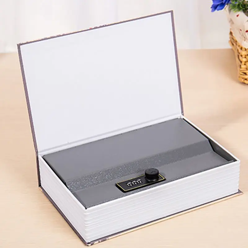 Home Book Safe Key Lock Type High Quality Secret Book Hidden Safe Safe Metal Steel Simulation Classic Books Money Box Coin Bank