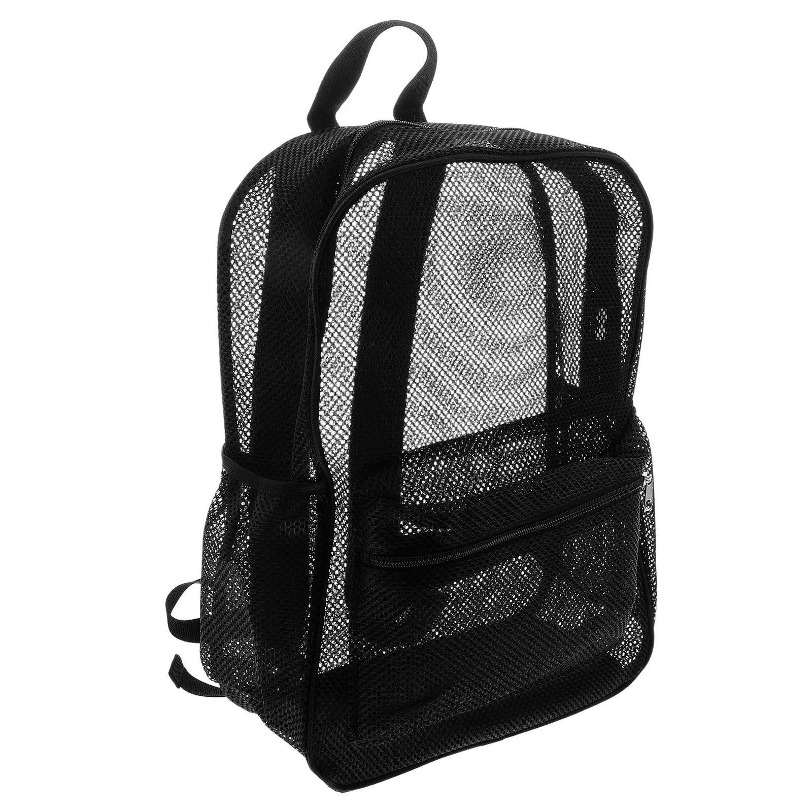 

Comfortable Large Capacity Mesh Backpack Ventilated Back Padding Hiking Bag for Sports Travel Outdoor Adventures Use