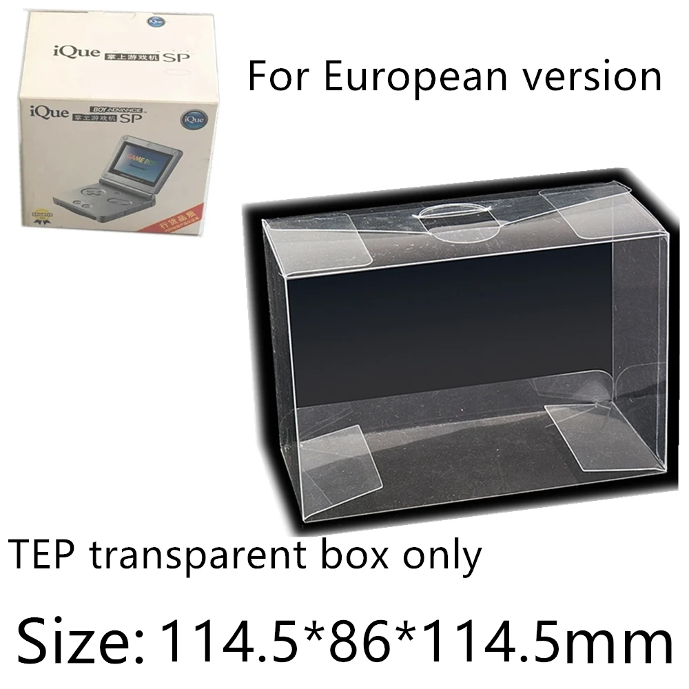 Collection Display Box For GBASP/Nintendo Game Boy Advance SP Game Storage Transparent Boxes TEP Shell Clear Collect Case
