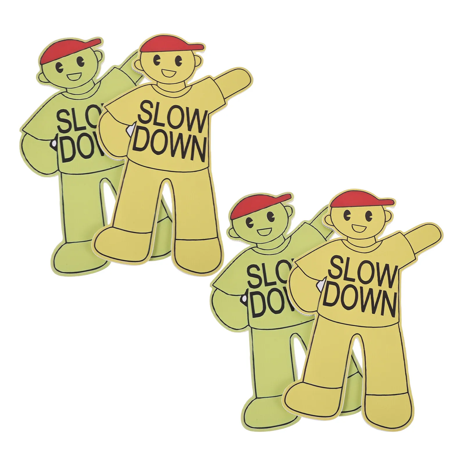 conjunto-de-4-placas-de-sinalizacao-de-seguranca-para-criancas-cores-vibrantes-portatil-facil-de-instalar-para-parques-e-ruas