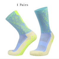 1 Pairs New Anti Slip Football Socks For Men's women Outdoor Sports Grip Football Sock female yoga Socks 2025 New
