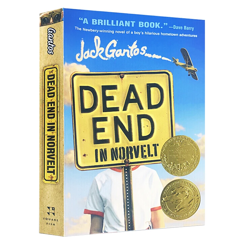 Dead End In Norvelt, Children's books aged 8 9 10 11 12 English books, Mystery novels 9781250010230