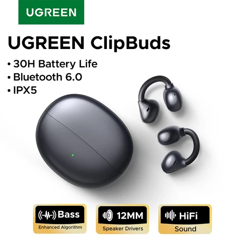 Ugreen Clipbuds Auriculares Inalámbricos De Oído Abierto
