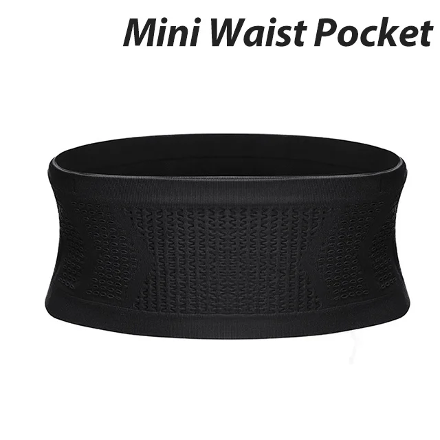 Running Waist Bag Men Women Invisible Elastic  Running Belt Hydration Waist Pack Phone Waist Belt Bag Gym Fitness Marathon