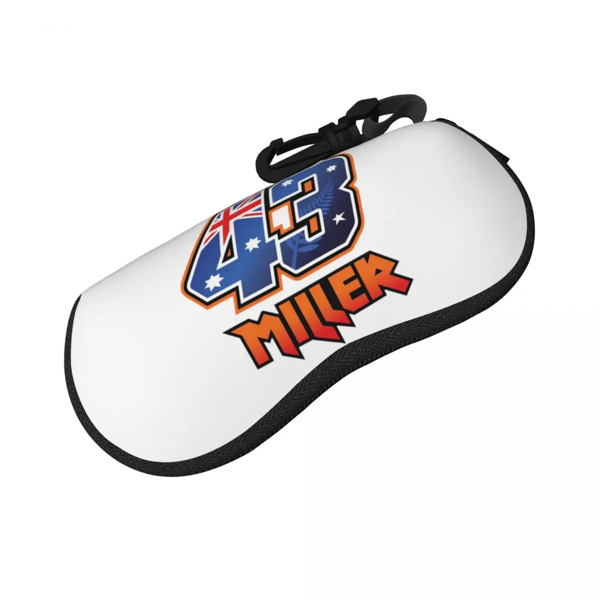 

Jack Miller Number 43 Shell Glasses Case Protective Sunglasses Box Women Men Soft Eyeglasses Bag Pouch