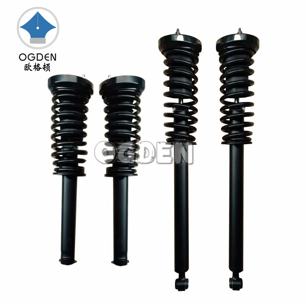 4 Pcs Front Rear Air to Coil Spring Shock Strut Conversion Kit For Mercedes 2MATIC W221 W220 2213209313 2213205513 2203202438