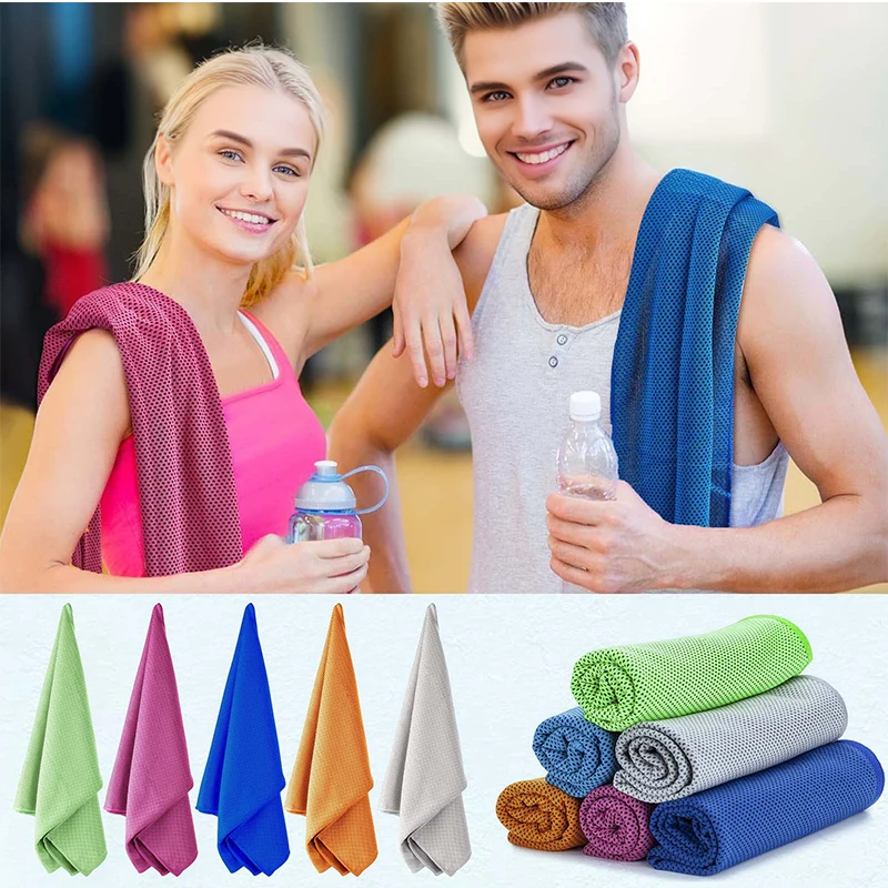 

Summer Cooling Hoodie Towel Sweat-absorbent Cool Anti-uv Cycling Soft Cold Sensing Quick-drying Scarf