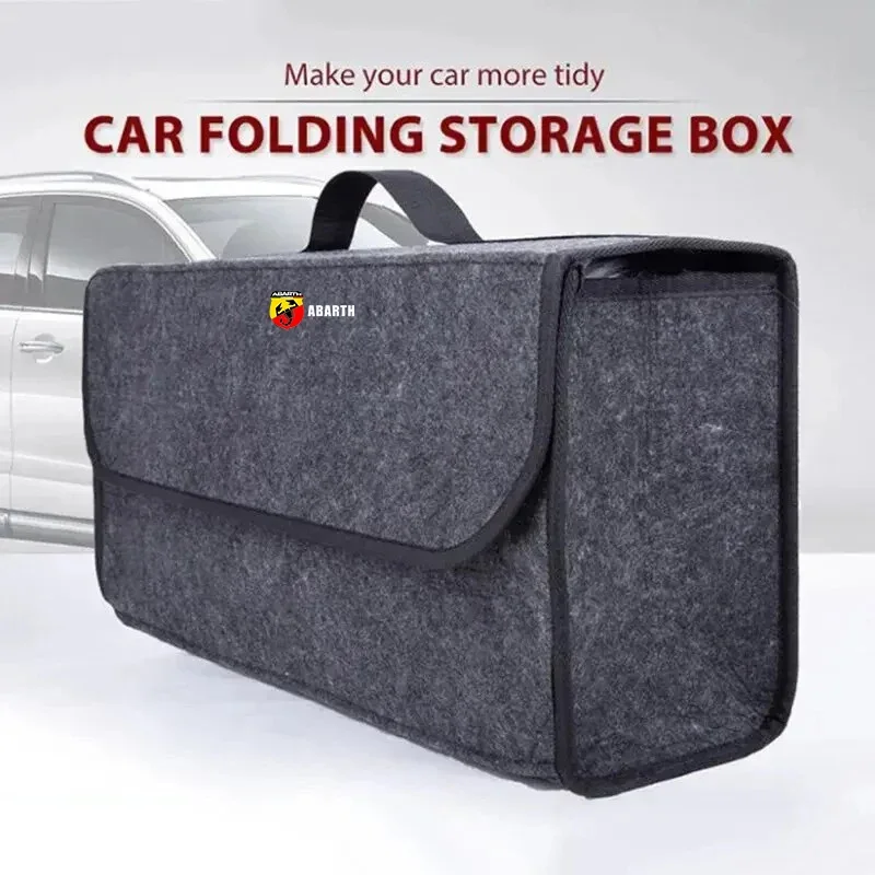 

Car trunk household felt storage bag folding household for abarth 695 595 500 competizione 124 Spider PUNTO