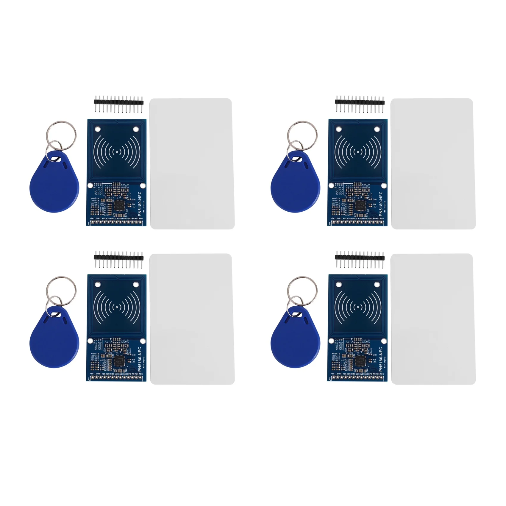 4X Pn5180 Nfc Rf الاستشعار Iso15693 Rfid عالية التردد Ic بطاقة Icode2 قارئ الكاتب-BCBW