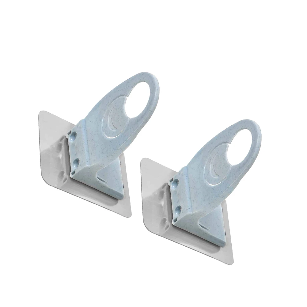 

2 Pcs Bathroom Rack Shampoo Shower Gel Holder Wall Mount Bottle Rack ABS PVC Large Small Storage Space Saving Easy