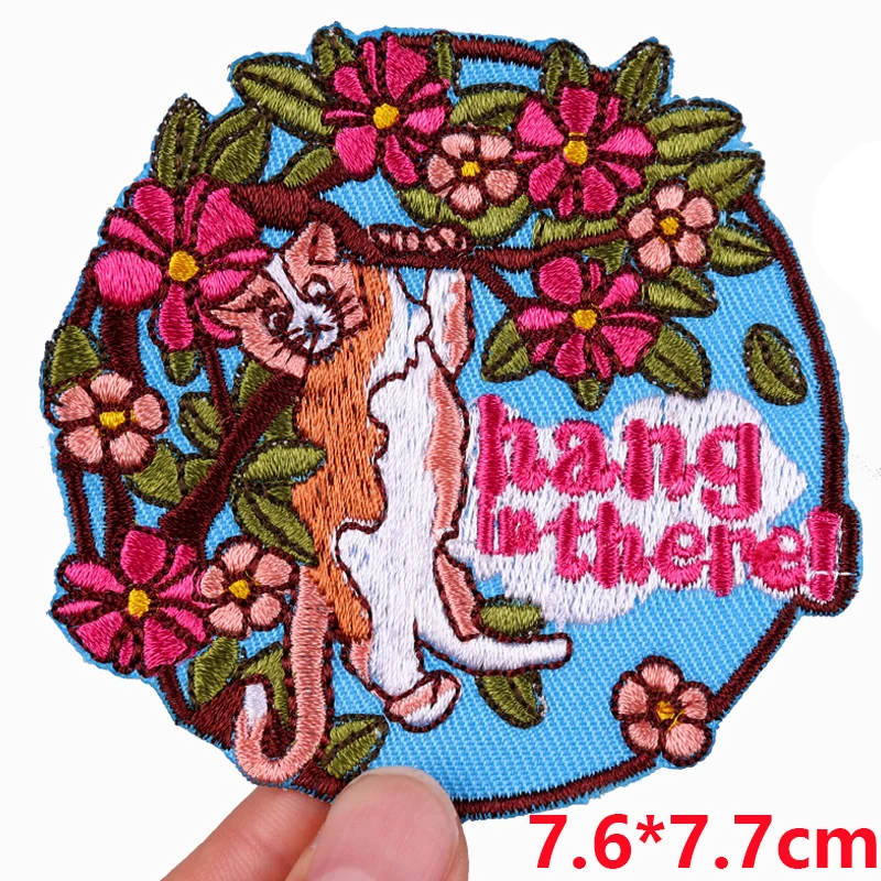 Embroidery Patch DIY Cartoon Patch Iron On Patches For Clothing Letter Embroidered Patches For Jackets Ironing/Sew Applique