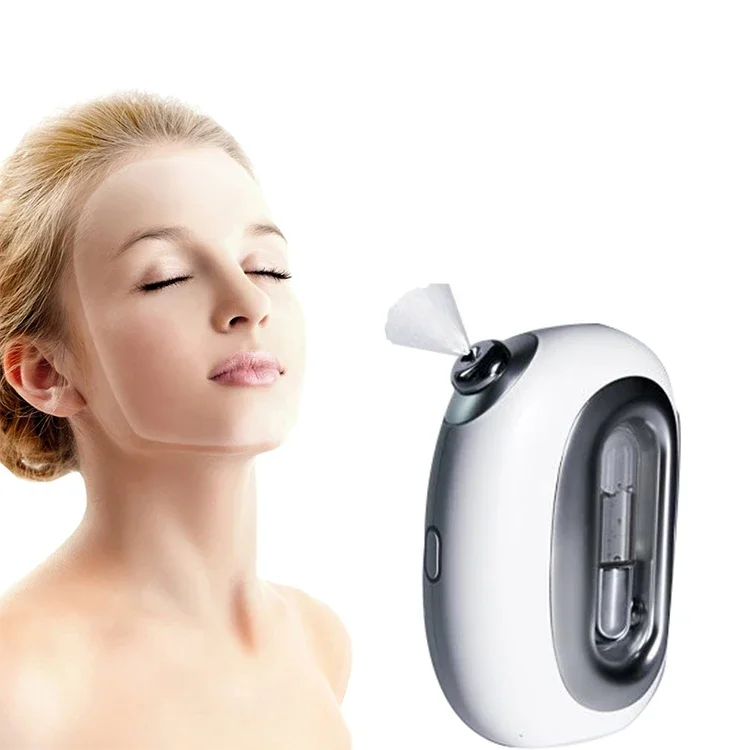 Oxygen Infuser Moisturizing Beauty Mist Sprayer Nano Ion Facial Steamer Face Lifter