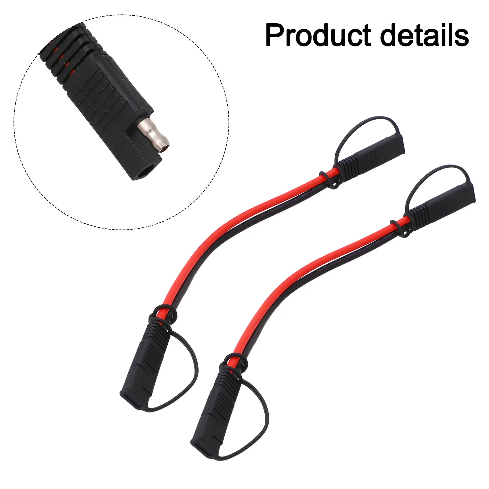 Camping SAE Extension Cable Heavy-Duty Cable Pure Copper Material Real 10AWG Wire Gauge Stable Current Delivery