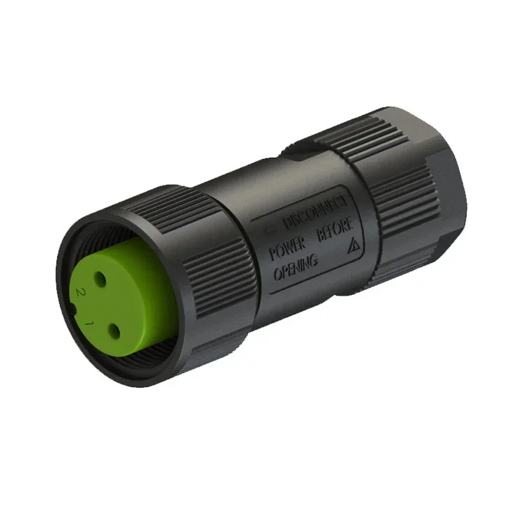 10 stks Exceedconn EC Industriële Luchtvaart Circulaire 2 Core M20 2Pin Elektrische Connector Waterdichte 10A 15A Docking Kabel Adapter