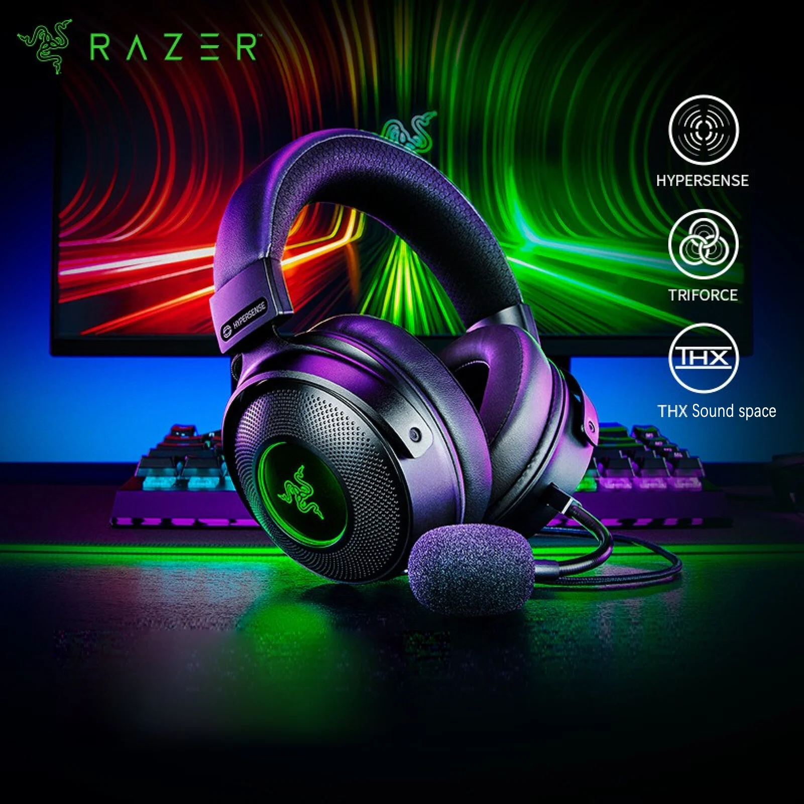 م headset Razer V3 Chroma RGB: تقييم شامل لسماعة الألعاب المثالية مع ميكروفون قابل للإزالة وصوت فائق الوضوح