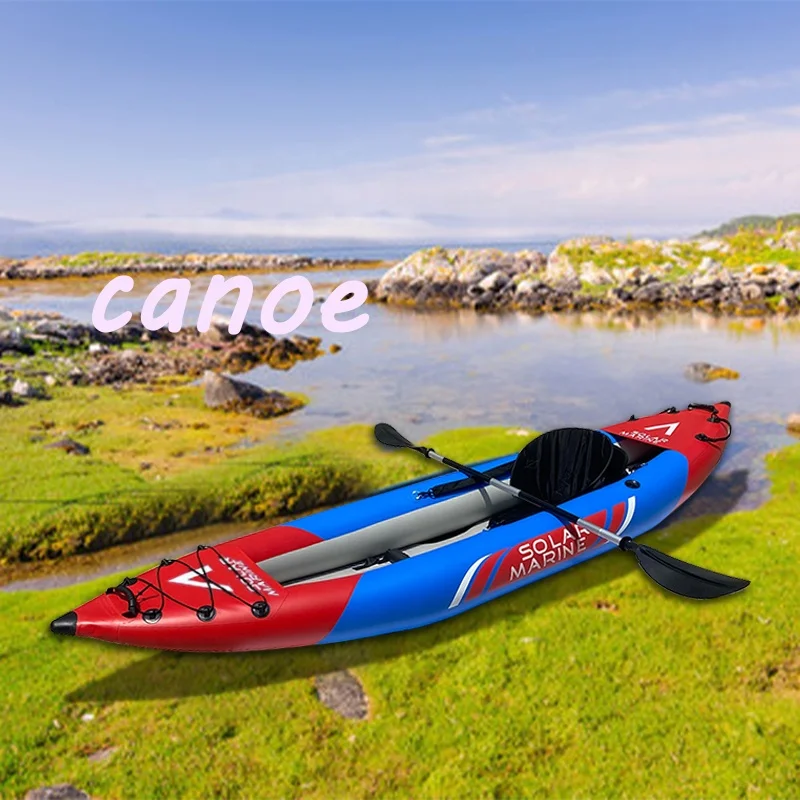 Inflatable Double Brushed Kayak Competition Canoe Folding Rafting Kayaks Recreational Paddleboard Fishing