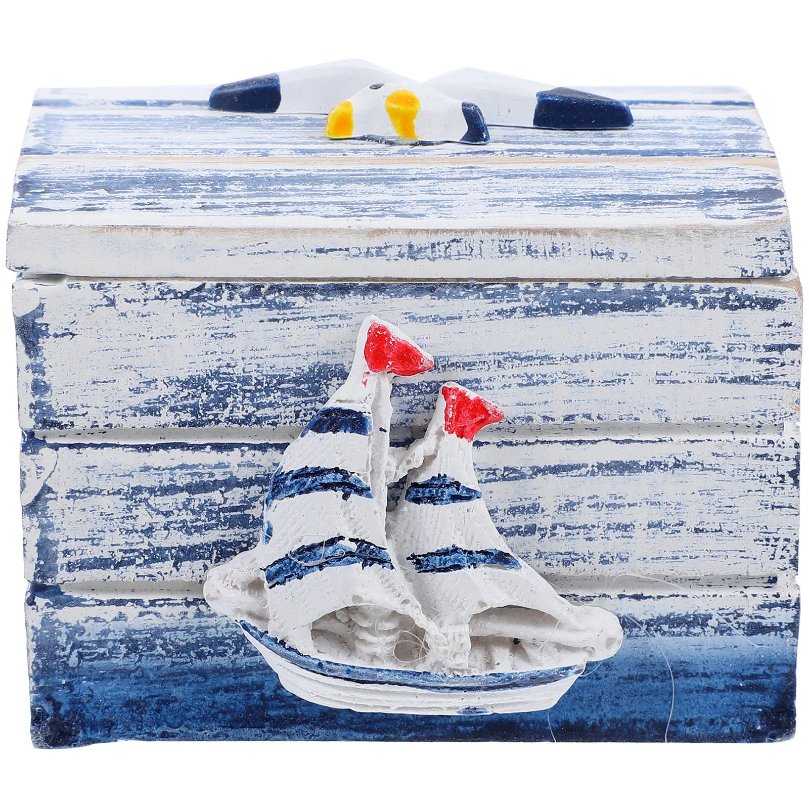 

Wooden Storage Box D3003 Mediterranean Jewelry Organizer Vintage Small Holder Smooth Surface Safe Reliable Wooden Boxes Storage