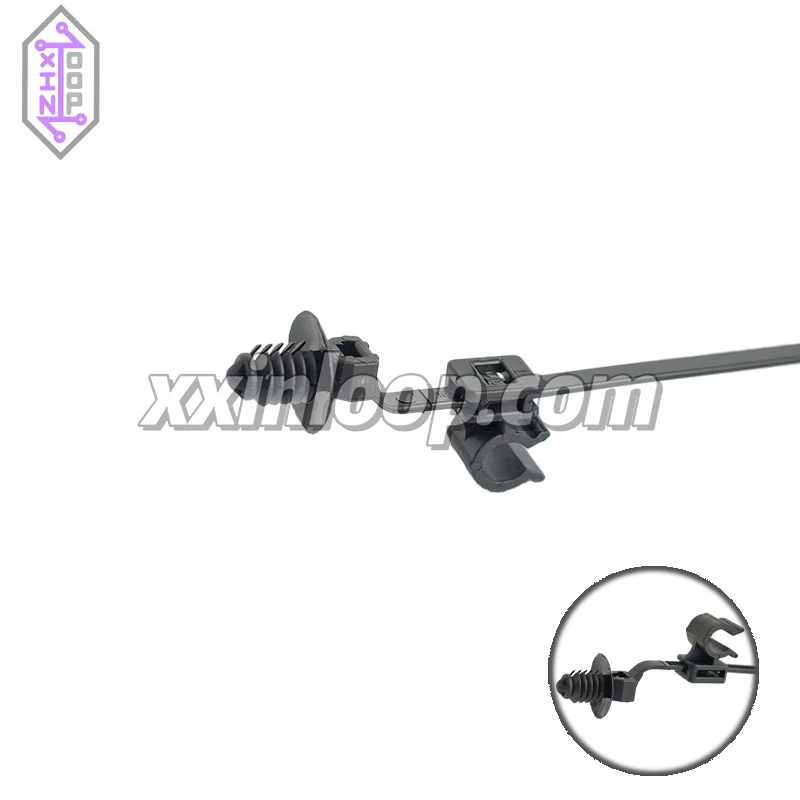 156‐01319 PA66HS PA66HIRHS Зажим для труб Кабельная стяжка 2-х предметный крепежный ремень для жгута проводов труб и зажима для прокладки труб и стяжки