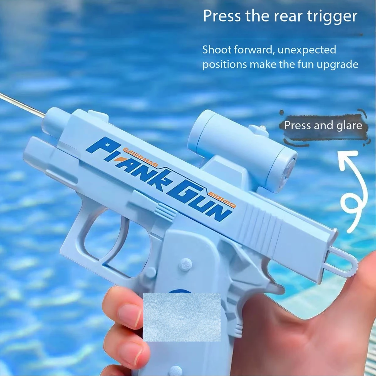 

Creative EDC Double-sided ReverseWater Gun Funny Summer Seasides Outdoor Pool Water ToyReverse Water Spray Prank Waterqun Toy