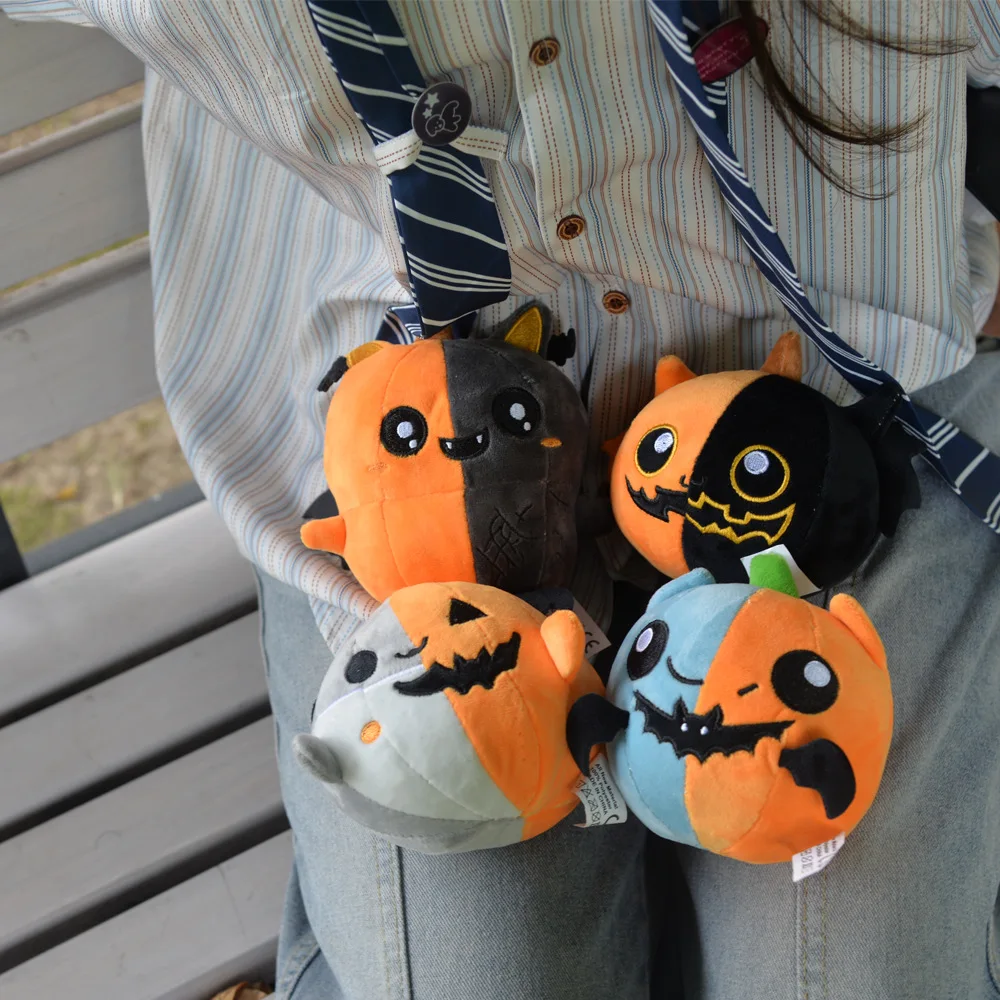 2025年ハロウィンぬいぐるみミニコウモリカボチャぬいぐるみおもちゃかわいい漫画ソフトハロウィン子供ギフト