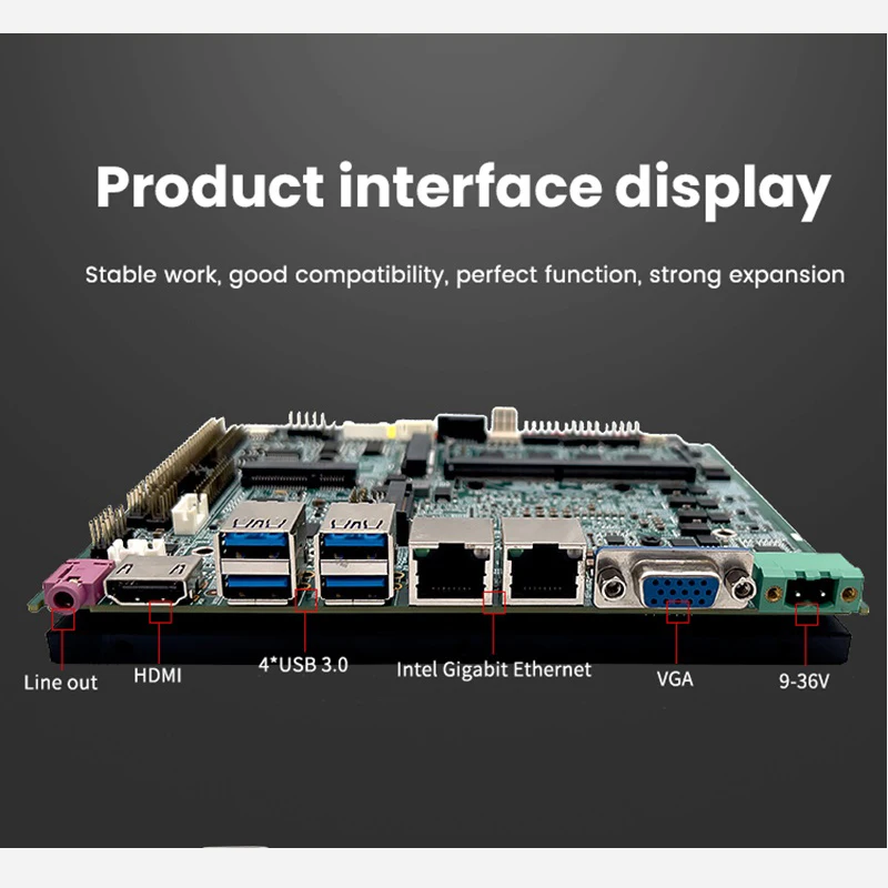 

Mainboard Intel Core 8th/10th I5 I7 Digital Signage Intel Whishey Lake-U ITX industrial motherboards