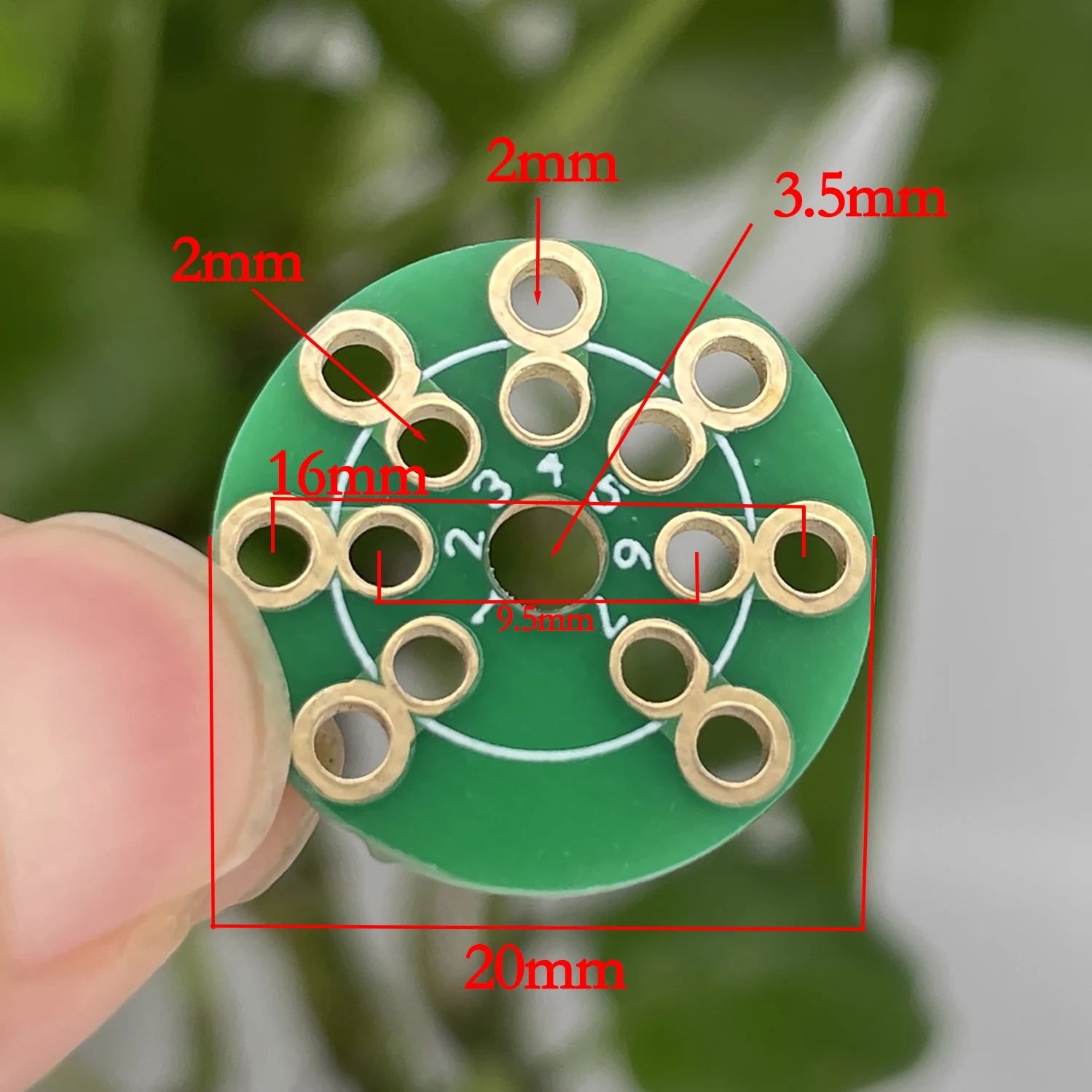 10 قطعة لوحة تحويل لوحة دارات مطبوعة محول لوحة دوائر كهربائية ل CMC EIZZ 9 دبابيس أنبوب المقبس مكبر للصوت لتقوم بها بنفسك HIFI الصوت خمر أنبوب