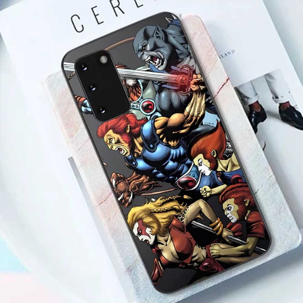 Custodia per telefono Cartoon ThunderCats per Samsung S 9 10 20 21 22 23 30 23plus lite Ultra FE S10lite Fundas