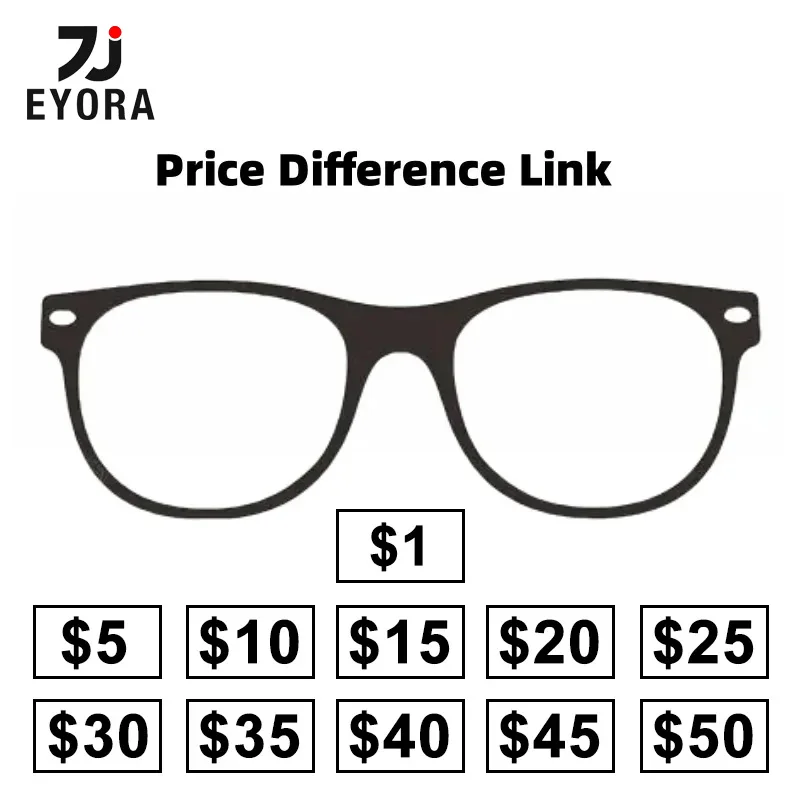

EYORA Мужские и женские оправы для очков и линз Ссылка на разницу в цене/плата за доставку/ссылка на разницу в цене