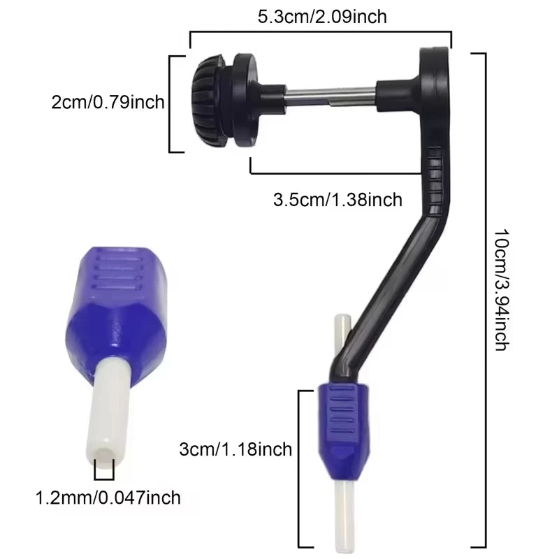 2PCS Fly Tying Bobbin Holder Ceramic Tube Disc Drag Adjustable Tension Thread Holder Stainless Steel Fly Tying Tool Accessories - view 3