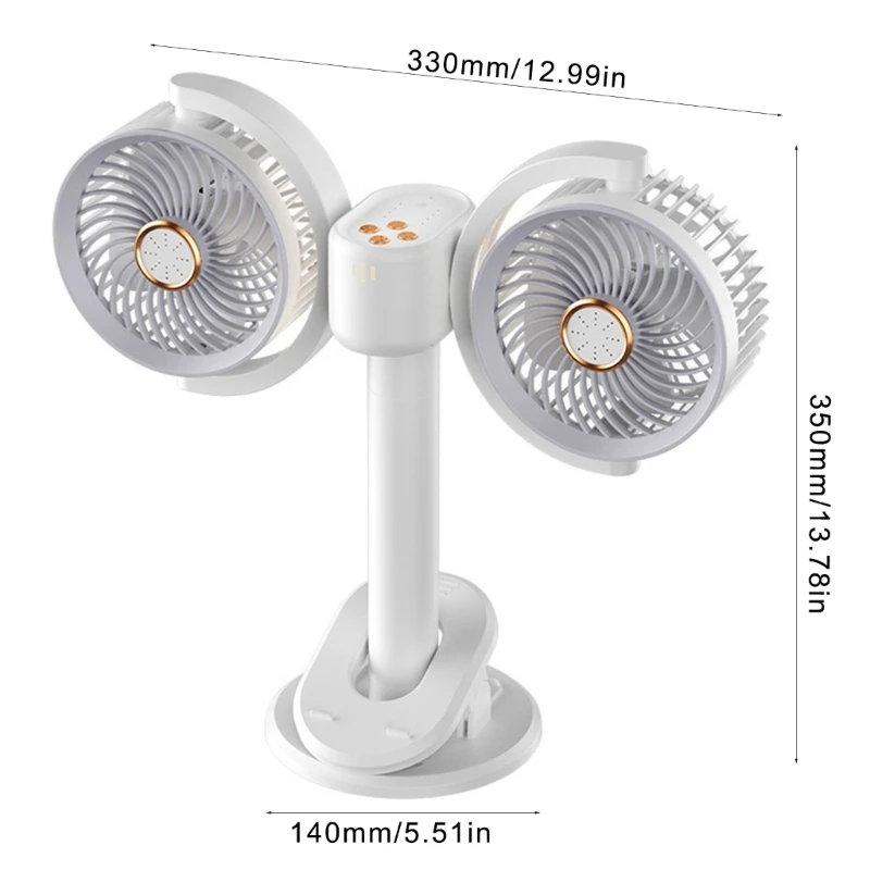 우주 절약 기숙사 벽 장착 팬 휴대용 USB 전원 순환 팬을위한 침실 냉각 솔루션