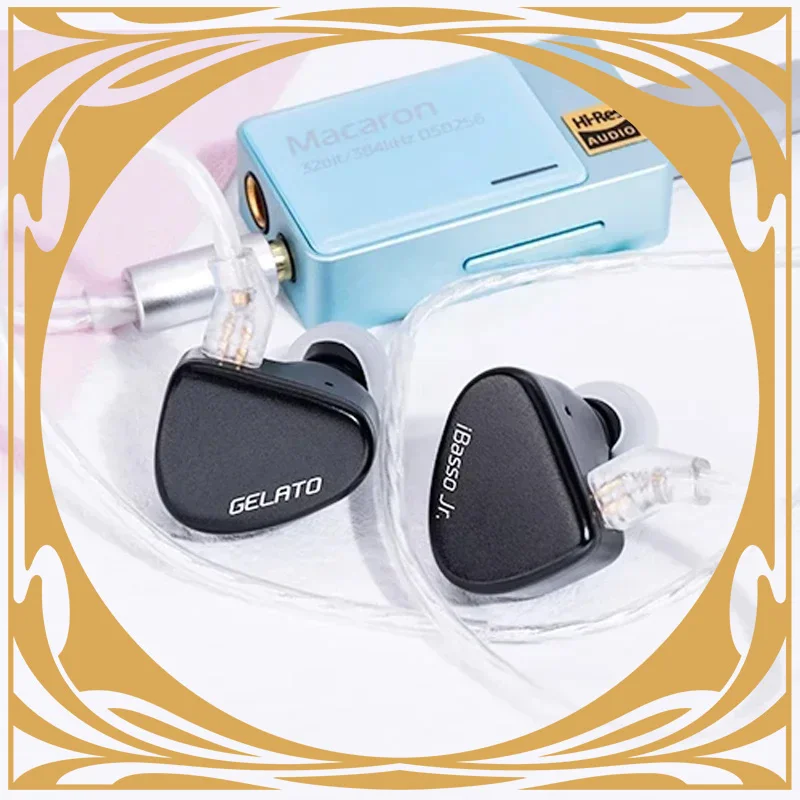 

iBasso Jr. Gelato HiFi Wired Earphones In Ear Music Headphones High Quality Customized Sport Headset Pc Gamer Accessories Gifts