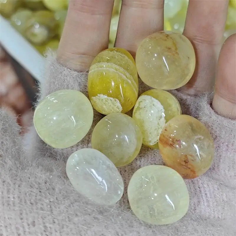 1KG Natural Yellow Fluorite Tumbled Stone Carving Healing Reiki Bulk Gemstone Mineral Specimen Fish Tank Aquarium Garden Decor