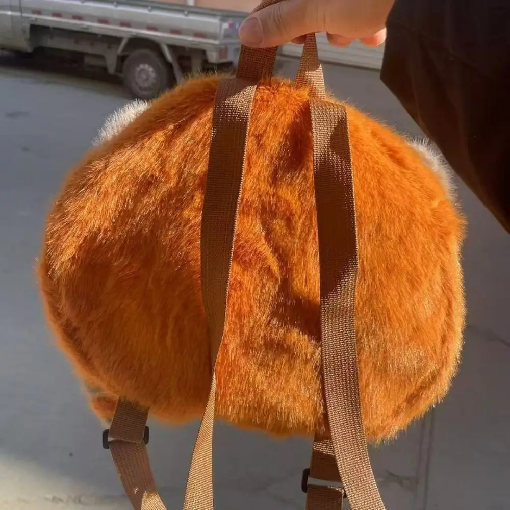 플러시 장난감 붉은 팬더 플러시 가방 꽃 조정 가능한 너구리 배낭 부드러운 인형 봉제 인형 Schoolbags 유치원