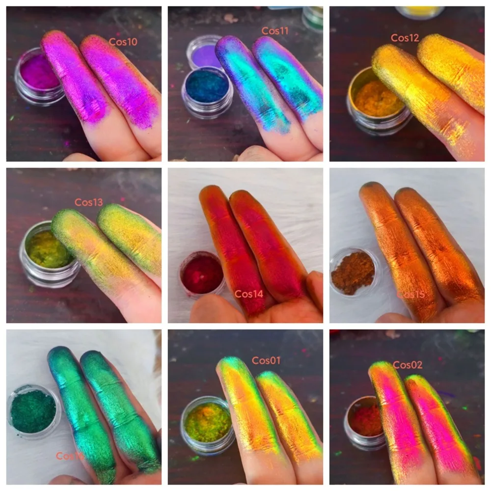 High-Pigmented MultiChrome Eyeshadow Powder MultiChrome Shifting Pigments Duochrome Eyeshadow Infinite Chrome Powder