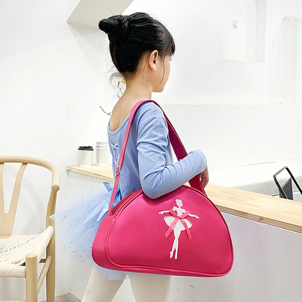 

Ballet Dance Bags Handbag Pink Girls Lovely Backpack Baby Package Ballet Bag Handbag One Shoulder Bag Waterproof Princess Bag