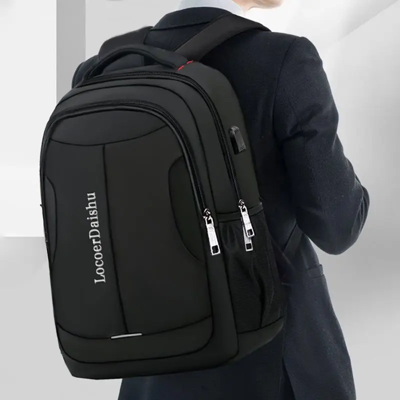 New Laptop Backpack Male Student Large Capacity High School Student Schoolbag Korean Version Leisure Computer Bag Travel Package