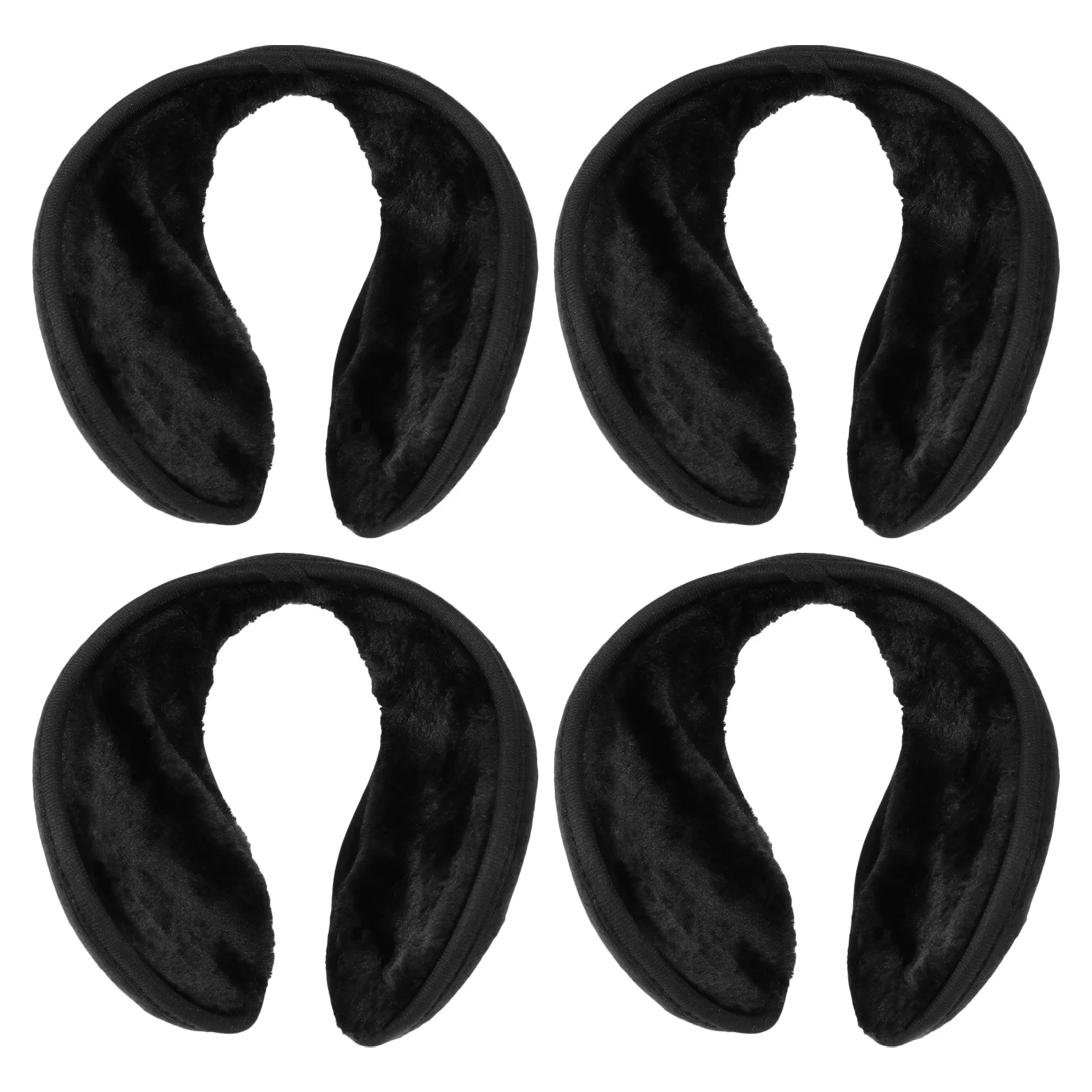 4 قطعة غطاء للأذنين للشتاء في الهواء الطلق من الصوف السميك لتدفئة الأذن للنساء والرجال خلف الرأس خفيف الوزن ودافئ لحماية الأذن للتزلج #3